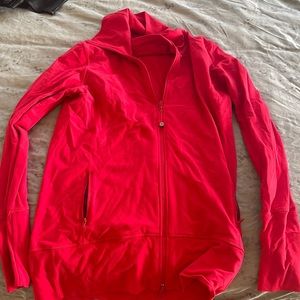 Red Lululemon Align Jacket